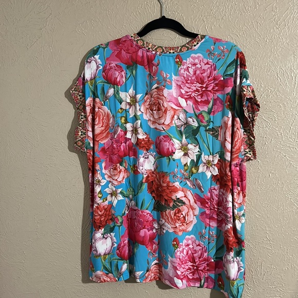New Johnny was pink rose relaxed tee Xl - Picture 2 of 5